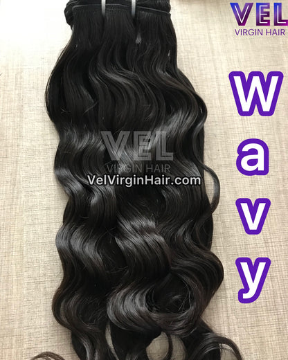 Vel Virgin Wavy Hair Weave